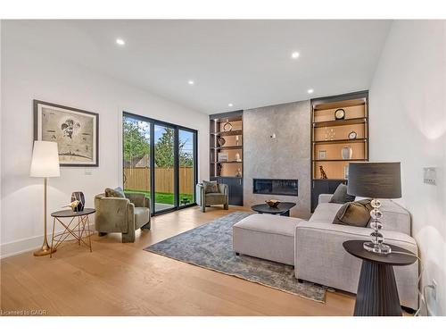 144 Mansfield Drive, Oakville, ON - Indoor Photo Showing Living Room With Fireplace