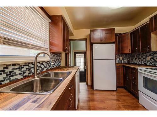 574 Krug Street, Kitchener, ON - Indoor Photo Showing Kitchen With Double Sink