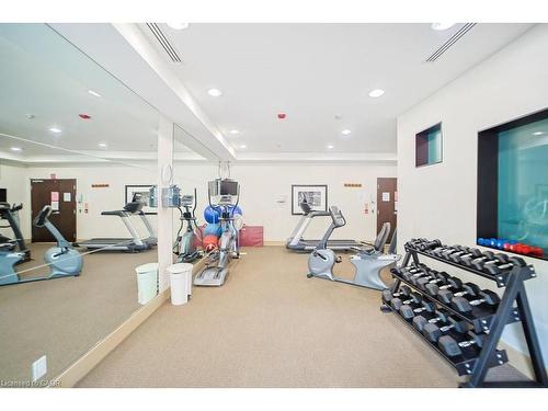 107-80 Port Street E, Mississauga, ON - Indoor Photo Showing Gym Room
