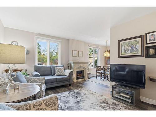 5119 Cherryhill Crescent, Burlington, ON - Indoor Photo Showing Living Room With Fireplace
