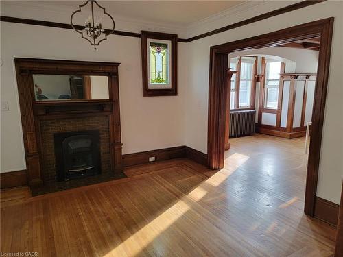 43 Barnesdale Avenue S, Hamilton, ON - Indoor With Fireplace