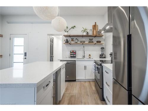 48 Frederick Avenue, Hamilton, ON - Indoor Photo Showing Kitchen With Stainless Steel Kitchen With Upgraded Kitchen