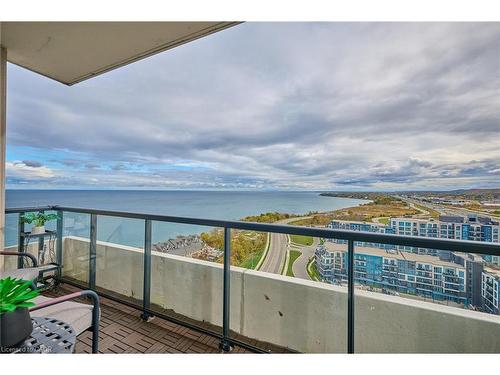 1807-385 Winston Road, Grimsby, ON - Outdoor With Body Of Water With Balcony With View