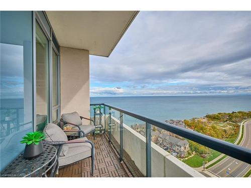 1807-385 Winston Road, Grimsby, ON - Outdoor With Body Of Water With Balcony With View With Exterior