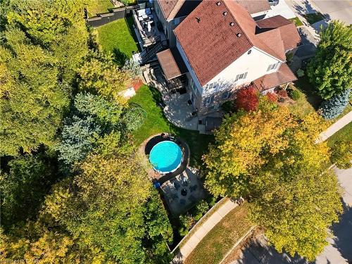 254 Kerwood Drive, Cambridge, ON - Outdoor With Above Ground Pool With View