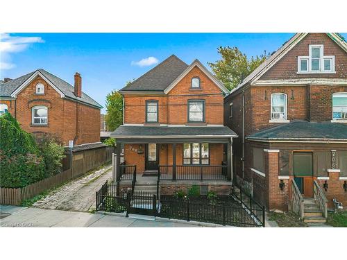 708 Wilson Street, Hamilton, ON - Outdoor With Deck Patio Veranda With Facade