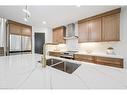 459 Drummerhill Crescent, Waterloo, ON  - Indoor Photo Showing Kitchen With Double Sink With Upgraded Kitchen 