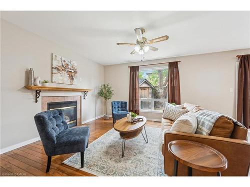 1617 Gowling Terrace, Milton, ON - Indoor Photo Showing Living Room With Fireplace