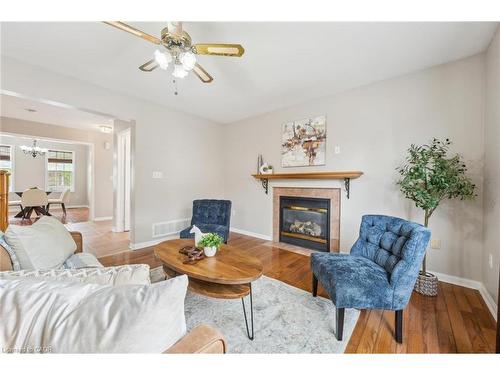 1617 Gowling Terrace, Milton, ON - Indoor Photo Showing Living Room With Fireplace