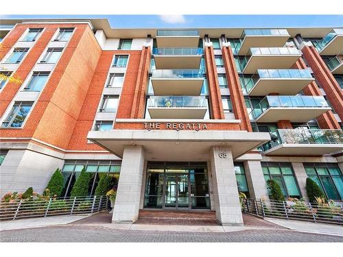 503-65 Port Street E, Mississauga, ON - Outdoor With Balcony With Facade