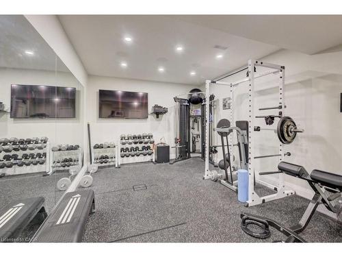 1525 Dickie Settlement Road, Cambridge, ON - Indoor Photo Showing Gym Room