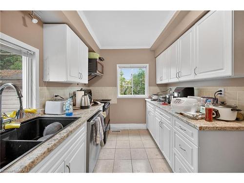 230 Broadway Avenue, Hamilton, ON - Indoor Photo Showing Kitchen With Double Sink