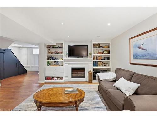 415 Henderson Road, Burlington, ON - Indoor Photo Showing Living Room With Fireplace