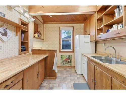 267 Thayer Avenue, Hamilton, ON - Indoor Photo Showing Kitchen With Double Sink