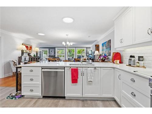 34 Cardinal Mindszenty Boulevard, Hamilton, ON - Indoor Photo Showing Kitchen With Double Sink