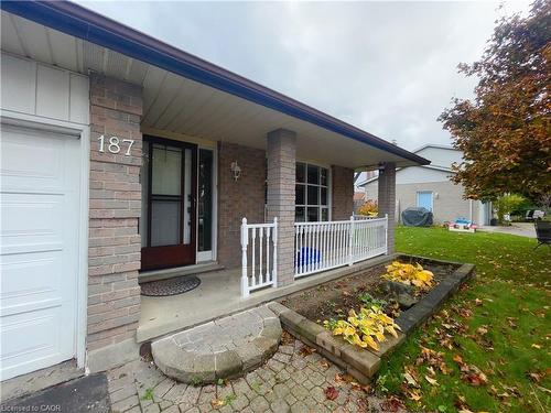 187 Rittenhouse Road, Kitchener, ON - Outdoor With Deck Patio Veranda