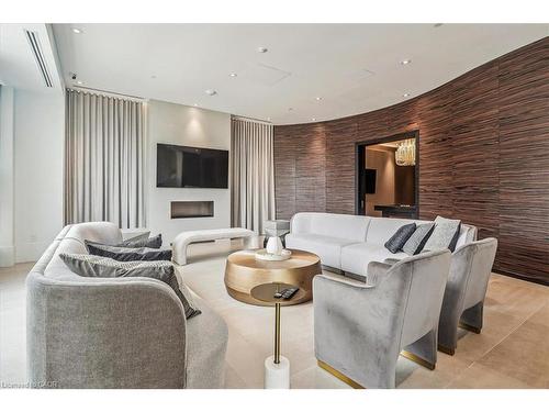 1405-2007 James Street, Burlington, ON - Indoor Photo Showing Living Room With Fireplace