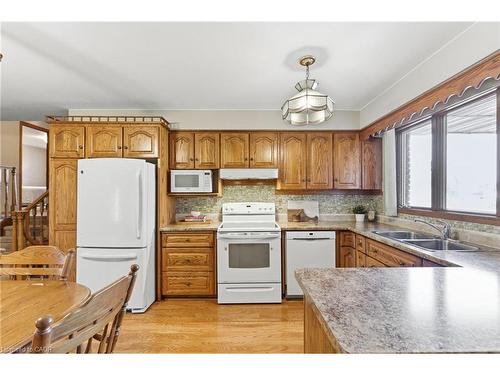 1235 Barton Street, Stoney Creek, ON - Indoor Photo Showing Kitchen With Double Sink