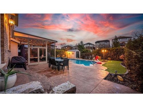 76 Blossomfield Crescent, Cambridge, ON - Outdoor With In Ground Pool
