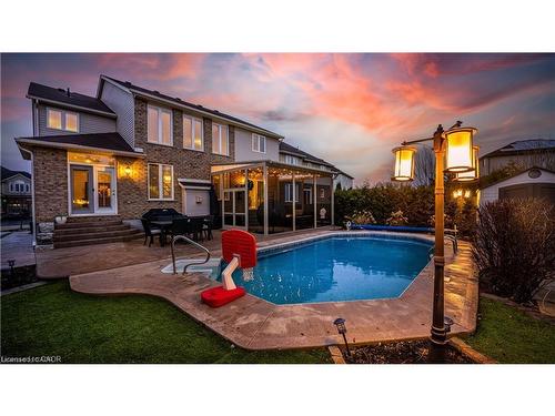 76 Blossomfield Crescent, Cambridge, ON - Outdoor With In Ground Pool With Deck Patio Veranda