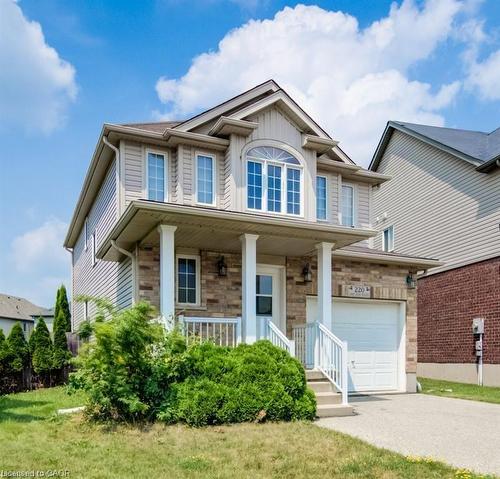 220 Lemon Grass Crescent, Kitchener, ON - Outdoor With Deck Patio Veranda With Facade