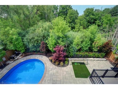 1225 Baldwin Drive, Oakville, ON - Outdoor With In Ground Pool With Backyard