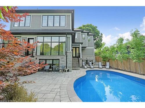 1225 Baldwin Drive, Oakville, ON - Outdoor With In Ground Pool