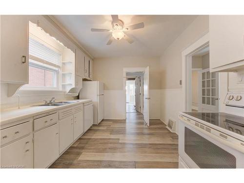 19 Fairview Avenue, Kitchener, ON - Indoor Photo Showing Kitchen With Double Sink