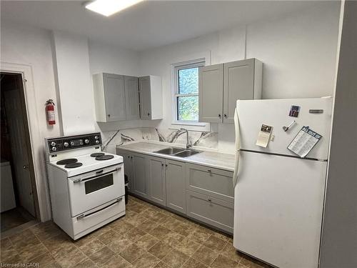 24 Hunt Street, Hamilton, ON - Indoor Photo Showing Kitchen With Double Sink