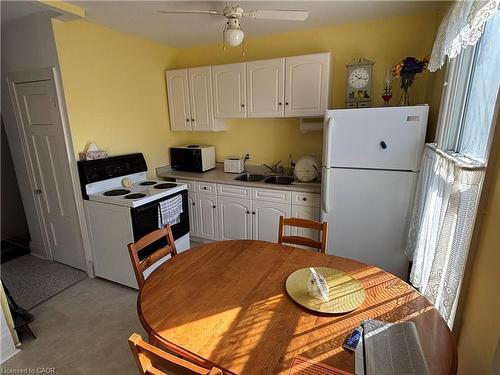 24 Hunt Street, Hamilton, ON - Indoor Photo Showing Kitchen With Double Sink