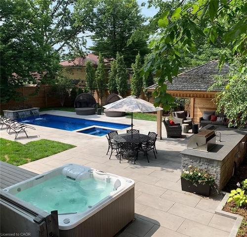 172 Boxley Road, Burlington, ON - Outdoor With In Ground Pool With Backyard