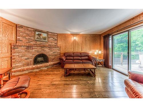65 Trailview Drive, Kitchener, ON - Indoor Photo Showing Living Room With Fireplace