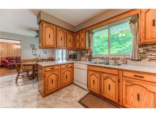 65 Trailview Drive, Kitchener, ON - Indoor Photo Showing Kitchen With Double Sink