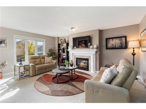 518 Sandcherry Drive, Burlington, ON - Indoor Photo Showing Living Room With Fireplace