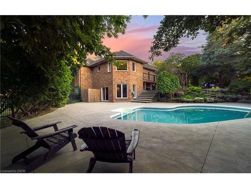 163 Wheelihan Way, Milton, ON - Outdoor With In Ground Pool