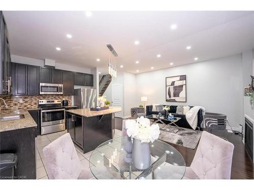 17 Primo Road, Brampton, ON - Indoor Photo Showing Kitchen With Stainless Steel Kitchen With Upgraded Kitchen