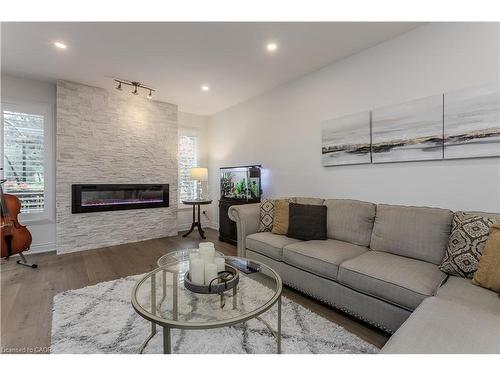 3246 Folkway Drive, Burlington, ON - Indoor Photo Showing Living Room With Fireplace
