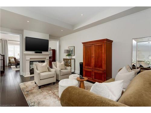 251 Hanover Street, Oakville, ON - Indoor Photo Showing Living Room With Fireplace
