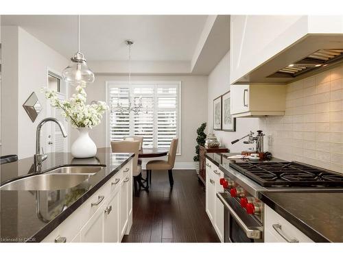 251 Hanover Street, Oakville, ON - Indoor Photo Showing Kitchen With Double Sink With Upgraded Kitchen