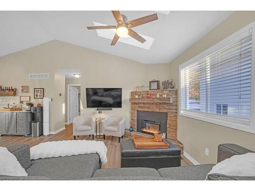 54 Morgan Drive, Caledonia, ON - Indoor With Fireplace