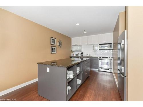307-191 King Street S, Waterloo, ON - Indoor Photo Showing Kitchen With Stainless Steel Kitchen With Upgraded Kitchen