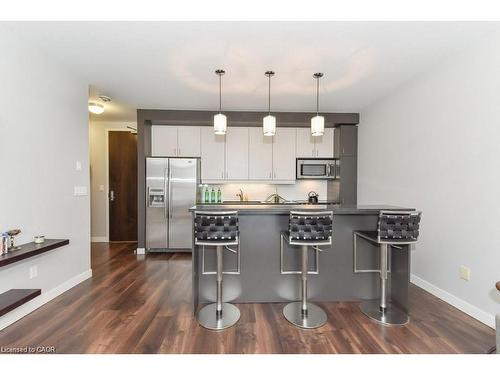 307-191 King Street S, Waterloo, ON - Indoor Photo Showing Kitchen With Stainless Steel Kitchen With Upgraded Kitchen