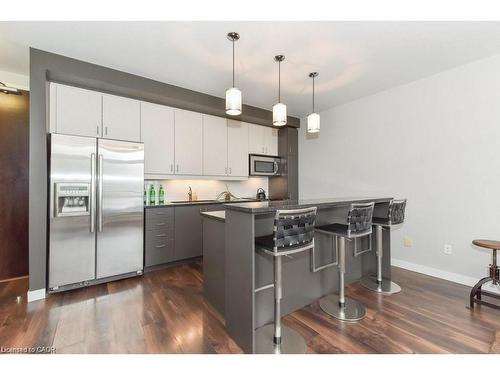 307-191 King Street S, Waterloo, ON - Indoor Photo Showing Kitchen With Stainless Steel Kitchen With Upgraded Kitchen