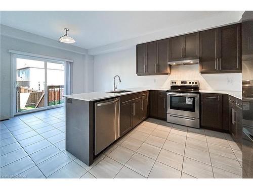 466 Blackburn Drive, Brantford, ON - Indoor Photo Showing Kitchen With Stainless Steel Kitchen With Double Sink