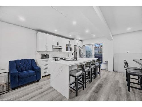 163 Britannia Avenue, Hamilton, ON - Indoor Photo Showing Kitchen With Upgraded Kitchen