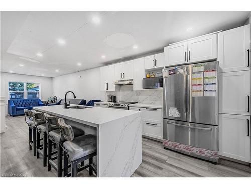 163 Britannia Avenue, Hamilton, ON - Indoor Photo Showing Kitchen With Upgraded Kitchen