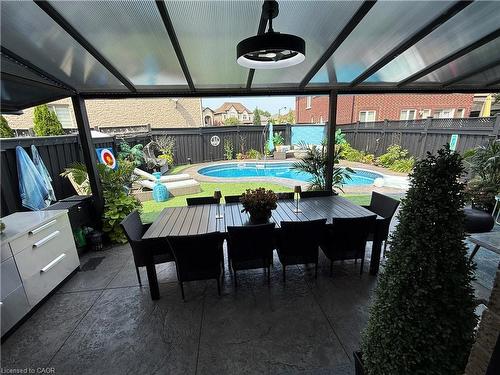 11 Donatello Court, Hamilton, ON - Outdoor With In Ground Pool With Deck Patio Veranda With Exterior