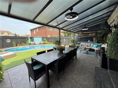 11 Donatello Court, Hamilton, ON - Outdoor With In Ground Pool With Deck Patio Veranda With Exterior