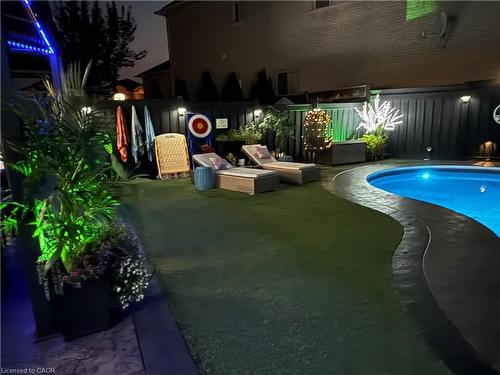 11 Donatello Court, Hamilton, ON - Outdoor With In Ground Pool