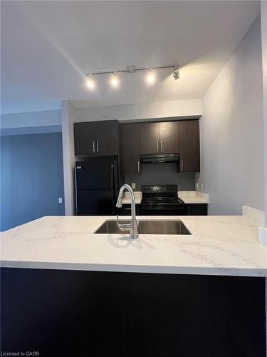 602-85 Robinson Street, Hamilton, ON - Indoor Photo Showing Kitchen With Double Sink With Upgraded Kitchen
